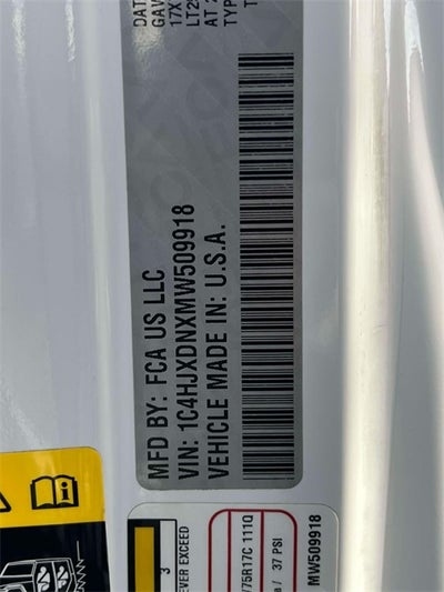 2021 Jeep Wrangler Unlimited Willys