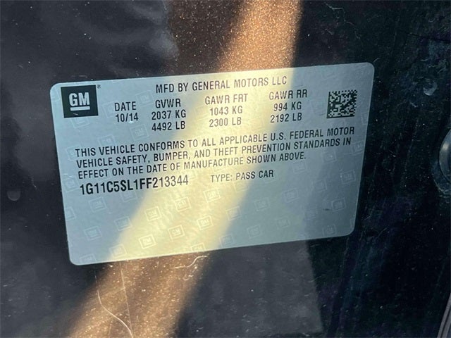 2015 Chevrolet Malibu LT 1LT