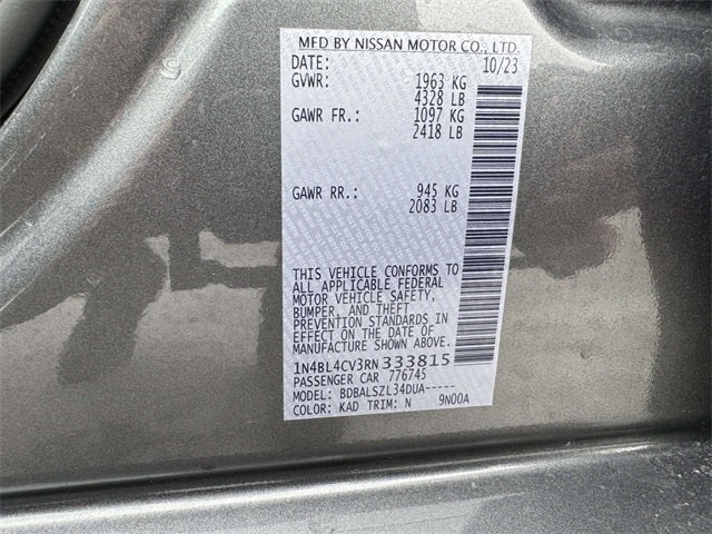 2024 Nissan Altima 2.5 SR