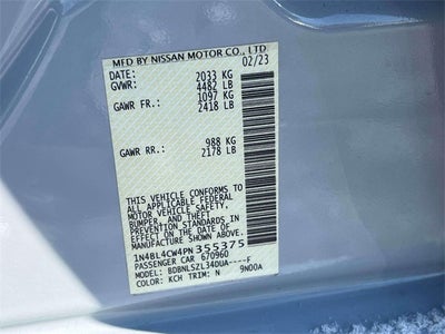 2023 Nissan Altima 2.5 SR