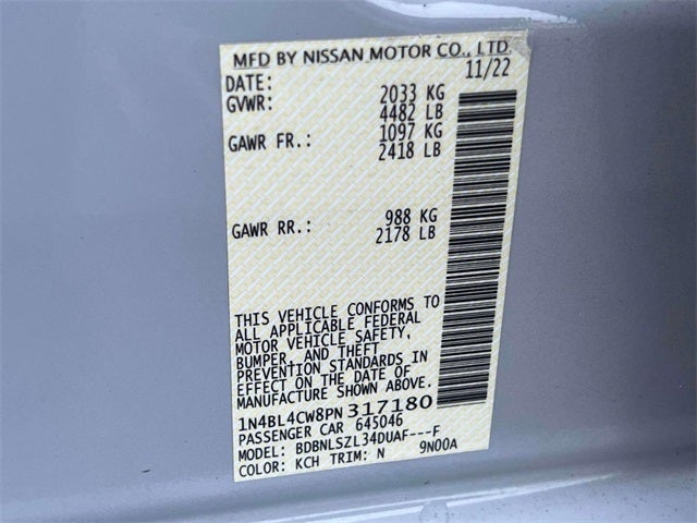 2023 Nissan Altima 2.5 SR