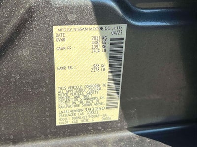 2023 Nissan Altima 2.5 SV