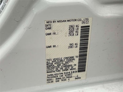 2023 Nissan Altima 2.5 SL