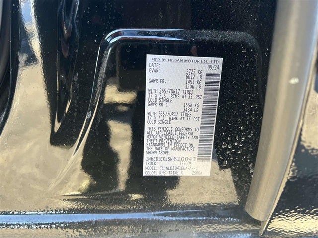 2025 Nissan Frontier PRO-4X