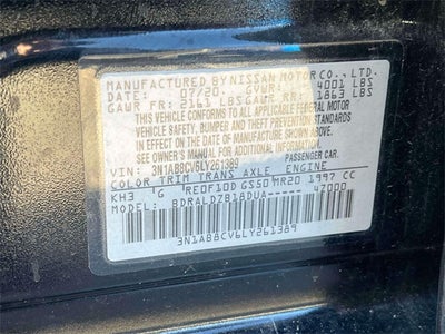 2020 Nissan Sentra SV