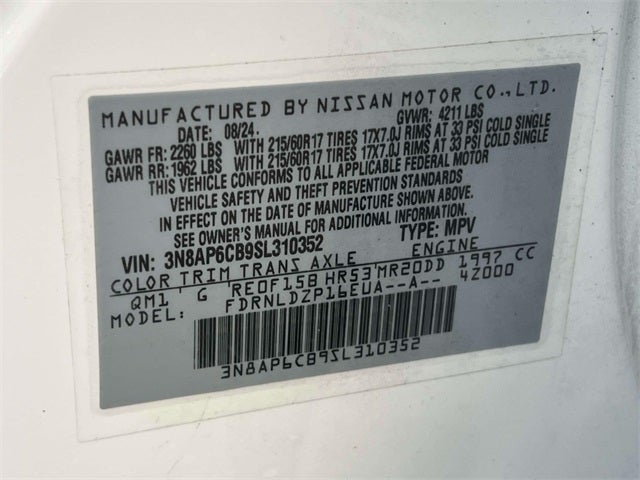 2025 Nissan Kicks SV