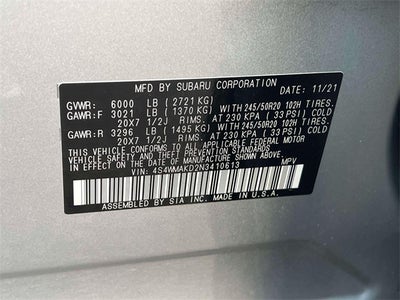 2022 Subaru Ascent Limited