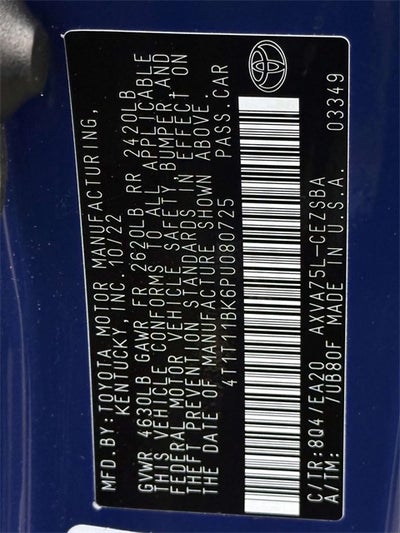 2023 Toyota Camry SE