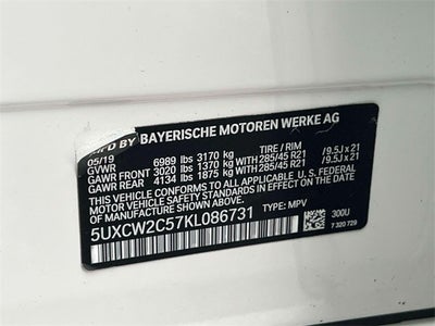 2019 BMW X7 xDrive40i