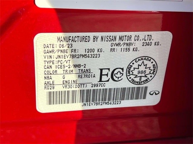 2023 INFINITI Q50 LUXE