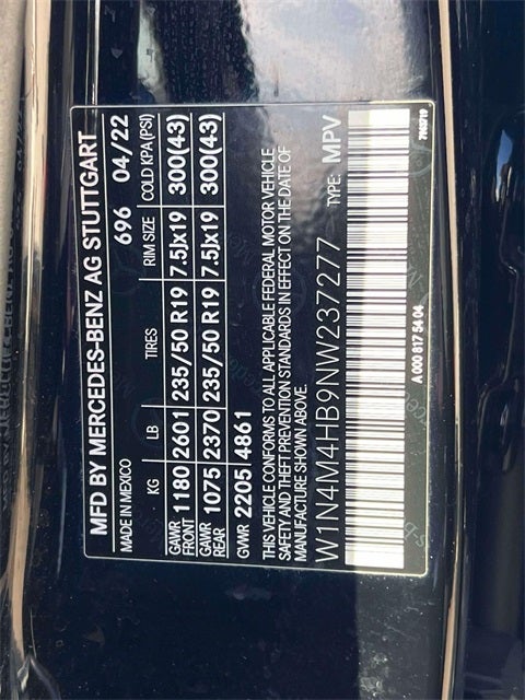 2022 Mercedes-Benz GLB GLB 250 4MATIC®