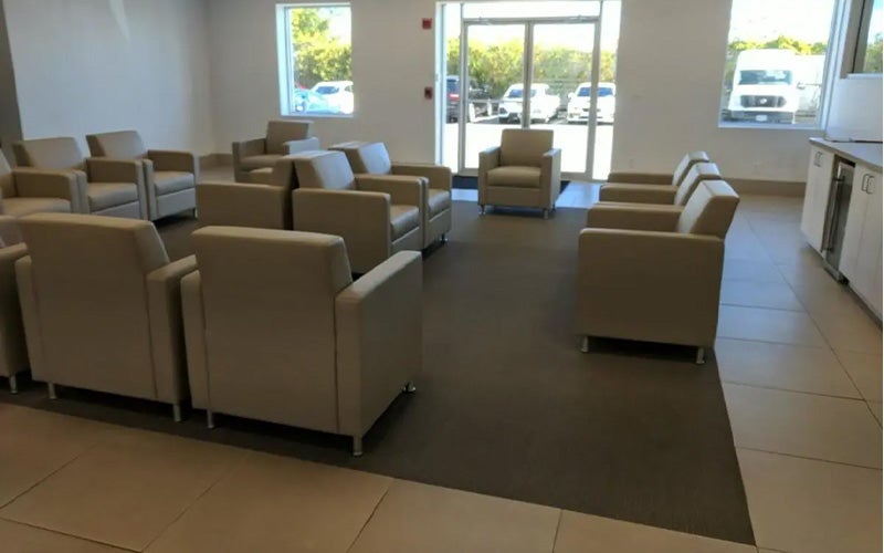 Waiting Area at Nissan of Westbury in Westbury NY